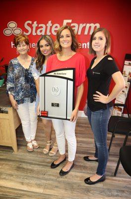 Congratulations to my team for all of our accomplishments!