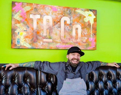 Owner Jay taking it all in!! Congratulations, Jay!