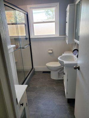 Complete bathroom renovation