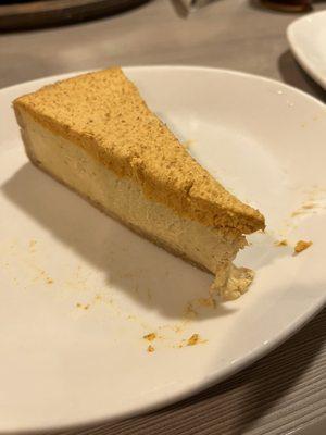 Pumpkin cheesecake