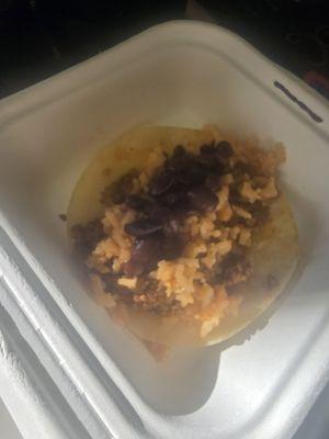 Ground beef taco