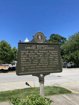 JC Barnett Library And Archives Landmark
