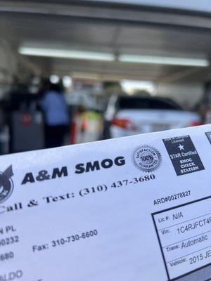 Smog check