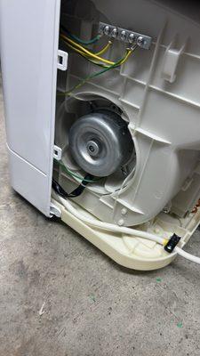 The exhaust fan housing