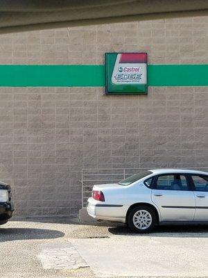 Side view from College Ave.