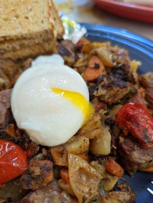 Perfectly poached egg