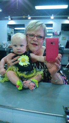 One of our wee customers.