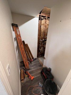 Closet Addition - During