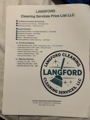 Langford Cleaning Services