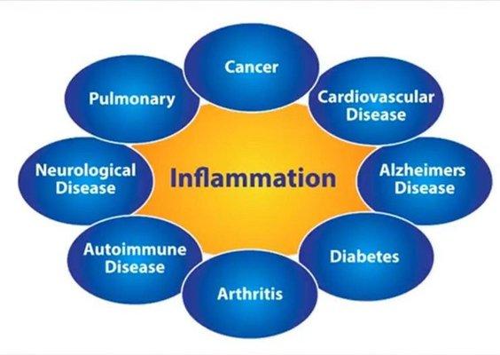 Inflammation is at the root of almost everything! Reduce or eliminate the inflammation things get better!