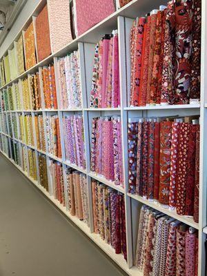 Cotton fabric wall
