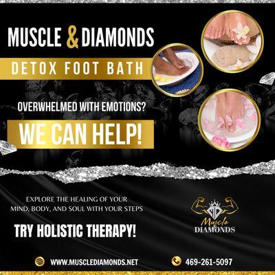 Organic herbal foot detox