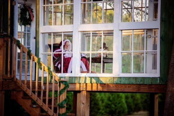 Father Christmas's tree house