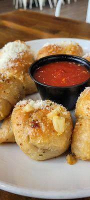 Garlic knots. The real thing