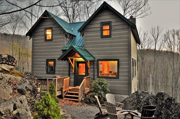 2BR/2BA log cabin on Beech Mountain