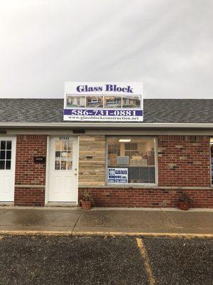 Glass Block Construction