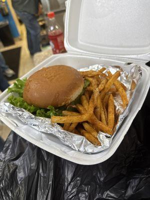 Smash Burger & fries