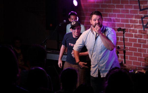 Colin & EpicLLOYD rapping ERB live for students