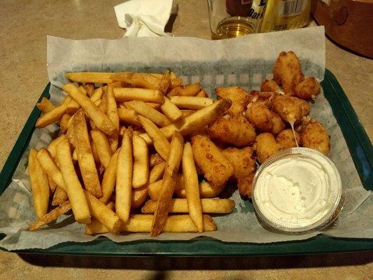 Cheese curds and fries