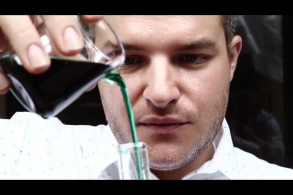 Pouring an antiaging cocktail!