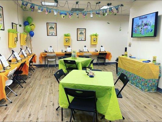 SpongeBob Canvas Paint Experience