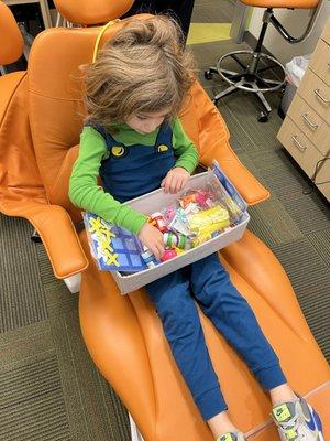 The very exciting treasure box.