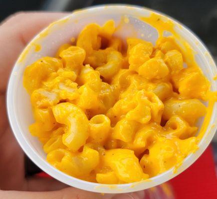 Mac and cheese for my fish fry. Flavorless.