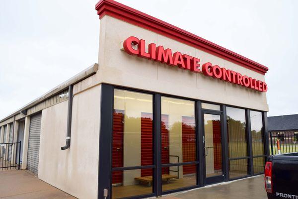 Climate controlled storage units at U-STOR University in Wichita, KS