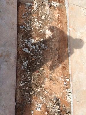 Nice clean cuts on the concrete!!