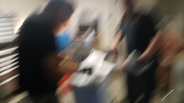 These guys worked so fast I couldn't get them to stand still for a pic