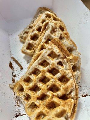 Cinnamon sugar waffle