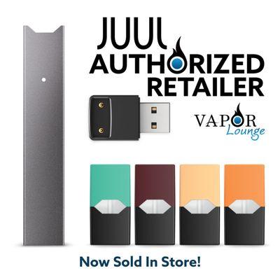 Buy authentic Juul products at Vapor Lounge.