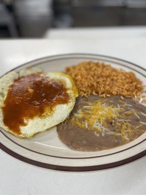 Come join us for brunch and enjoy a plate of huevos rancheros.
