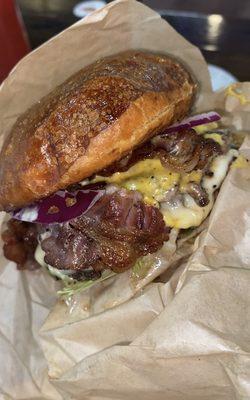 Signature Burger with Bacon