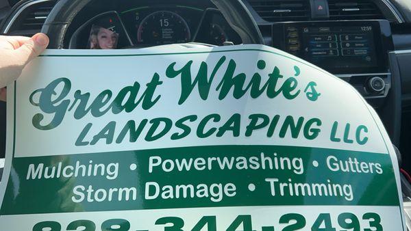 Great White’s Landscaping