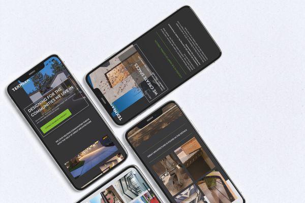 Over 50% of web traffic is on mobile. It's so key that your mobile website is beautiful and easy to navigate.