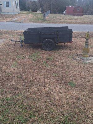 8X10 utility space for hauling