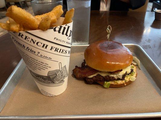 Standard Smash Burger. Excellent