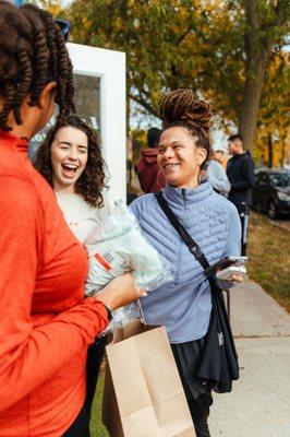 a group of women shopping at our store.