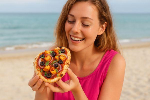 Delicious Naan Pizza - Best in town