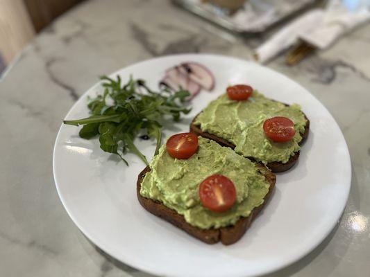 Gluten free avocado toast