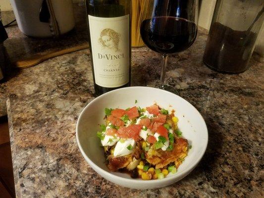 Da Vinci Chianti is solid, on sale $10, can't go wrong.