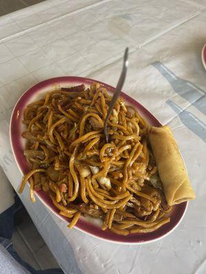 My low mien It looks small but it is a large portion