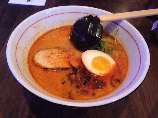 Shoyu spicy chicken ramen