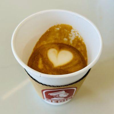 Cortado to go with oat milk! My favorite coffee on earth!