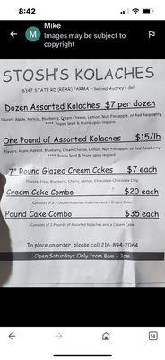 Menus