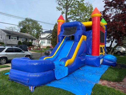 Combo Water Slide and Bounce House
