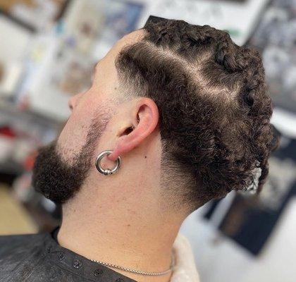 One of the owners, Maci's haircut, barber, cut