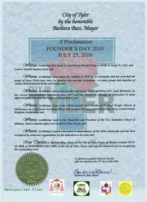 St Land Temple Society Private Chapel