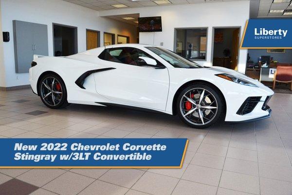 New 2022 Chevy Corvette Stingray Convertible